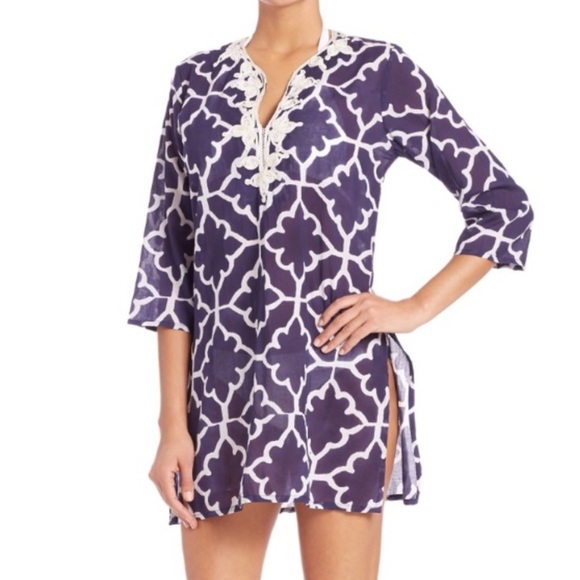 Roberta Roller Rabbit | Tops | Roberta Roller Rabbit Blue Meena Kurta ...